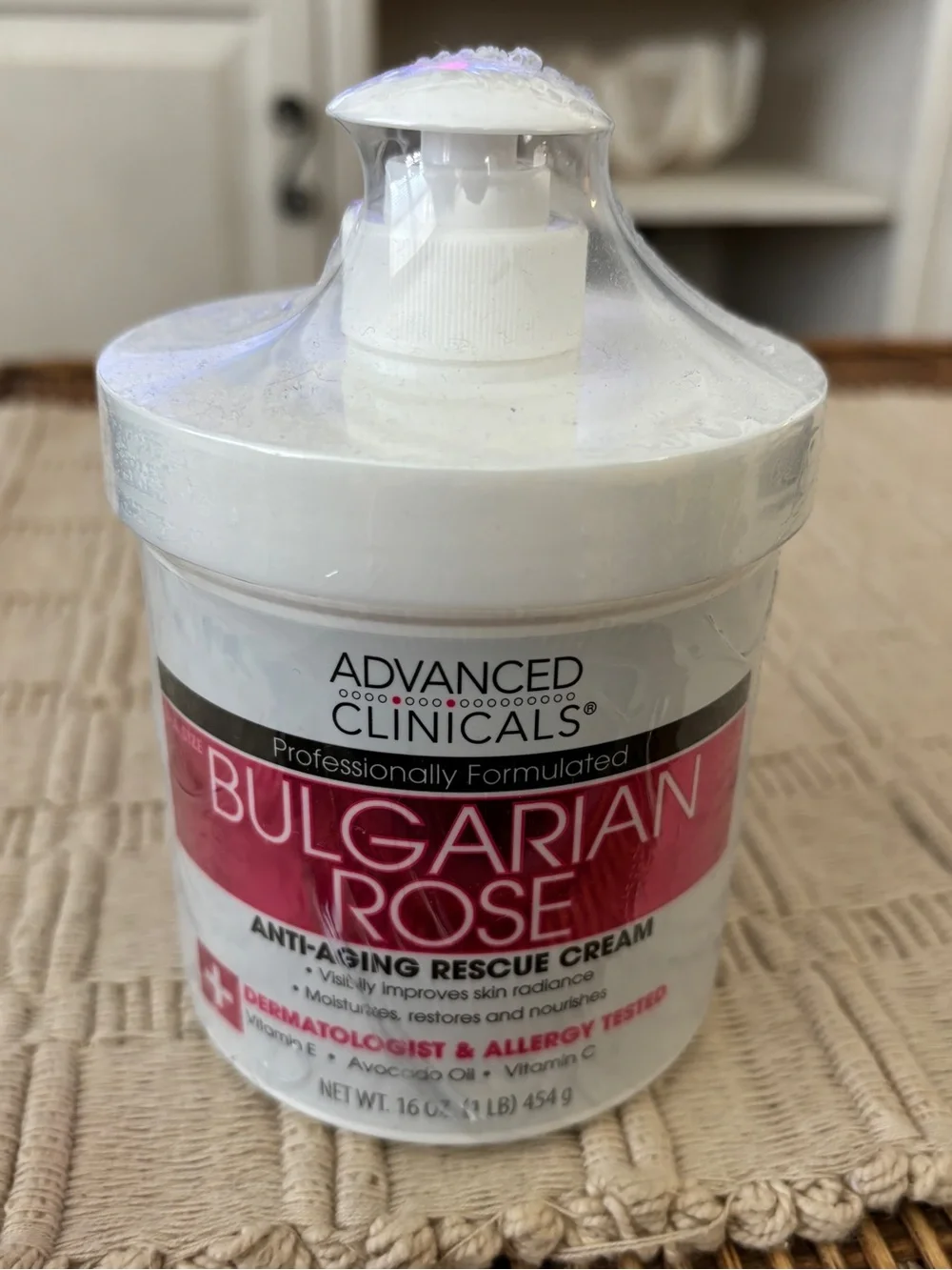 ADVANCED CLINICALS Bulgarian Rose Anti-Aging Rescue Cream